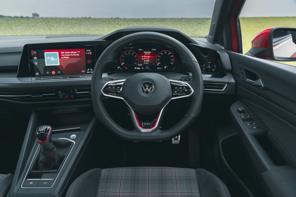 Interior image of a VW Golf (Image: VW Golf Press Office) 